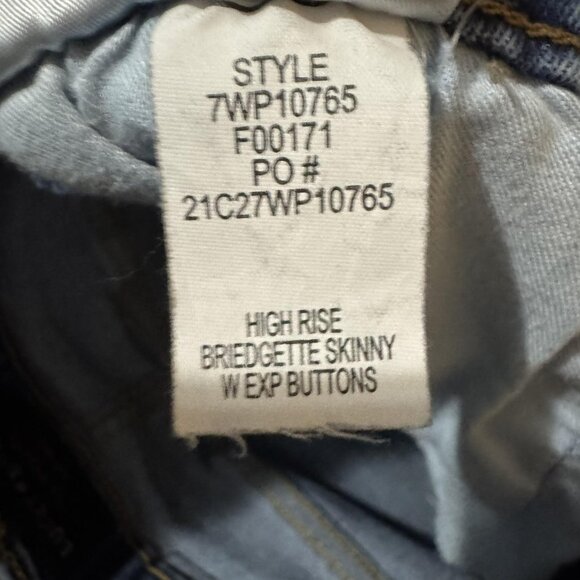 Lucky Brand Jeans Womens 26 Ankle Blue High Rise Bridgette Skinny Button Fly - Picture 8 of 14